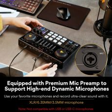 Maono MAONOCASTER AME2A Mixer Console Podcast Bundle 