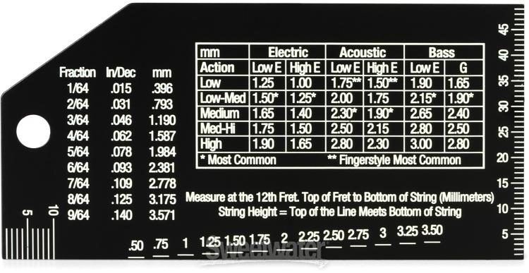 MusicNomad MN602 Precision String Action Cauge