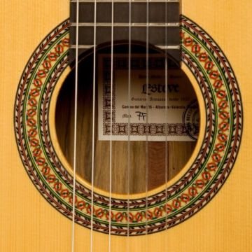 Esteve 7F flamencokitaran rosetti
