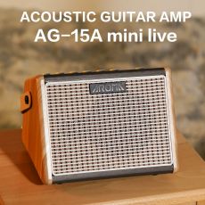 Aroma AG-15AML MINI LIVE akustisen kitaran vahvistin