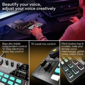 Maono MAONOCASTER AU-AM200 Lite Mixer Console