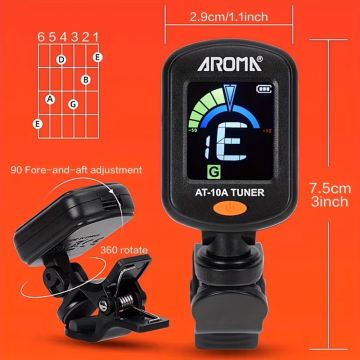 Aroma AT-10A ladattava kromaattinen viritysmittari