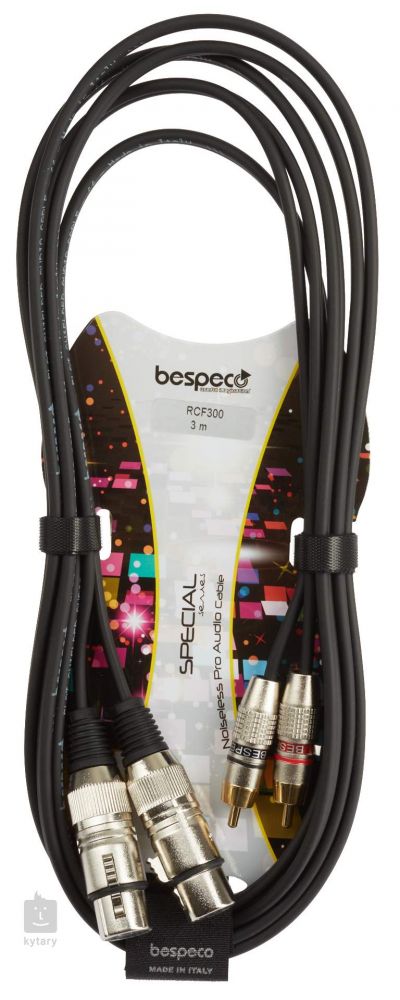 Bespeco RCF300 audiokaapeli 3m