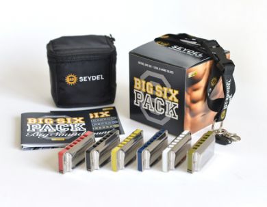 C.A. Seydel Big Six Pack kuuden huuliharpun setti