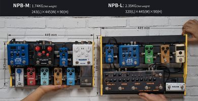 NUX NPB-Medium Bumblebee Pedal Board + case