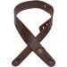 Lock-It Strap Chocolate Leather lukkiutuva kitarahihna suklaanruskea