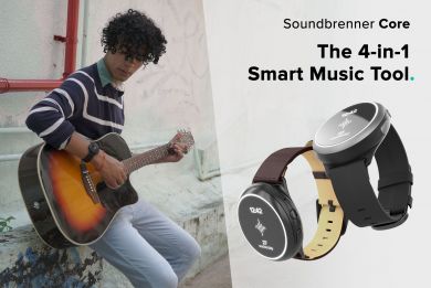 Soundbrenner Core Steel muusikon Smartwatch!