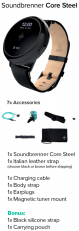 Soundbrenner Core Steel muusikon Smartwatch!