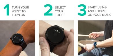 Soundbrenner Core Steel muusikon Smartwatch!