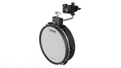 NUX  10" Tom pad + kiinnikevarsi -setti verkkokalvolla