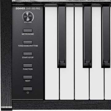 Donner DHP-100 Pro digitaalinen piano musta