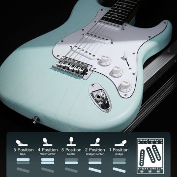 Donner DST-80 sähkökitarapaketti surf green
