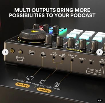 Maono E2 Gen 2 Podcast ja striimaus äänikortti