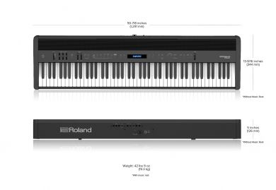 Roland FP-60X digitaalipiano, musta