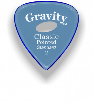 Gravity Picks Classic Pointed Standard 2.0 mm polished elipse GCPS2PE 