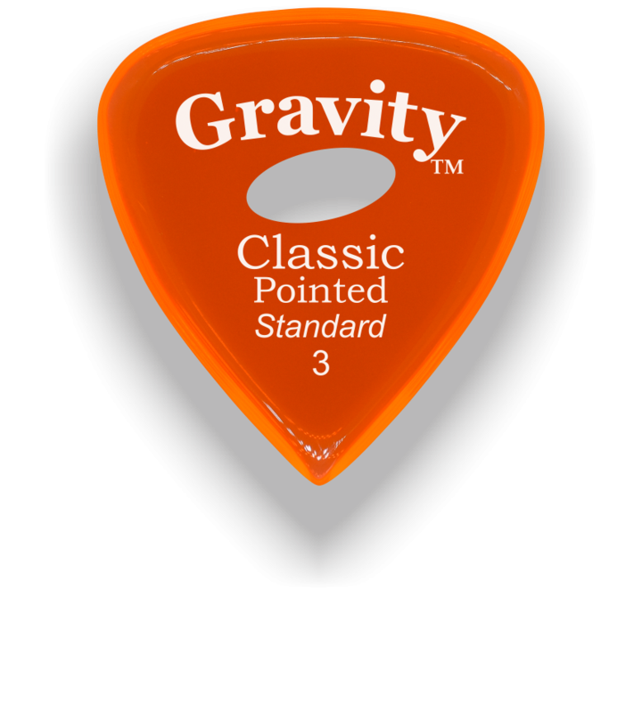Gravity Picks Classic Pointed Standard 3.0mm GCPS3PE