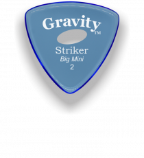 Gravity Picks Striker Big Mini 2.0mm Polished with Elipse Grip Hole GSRB2PE