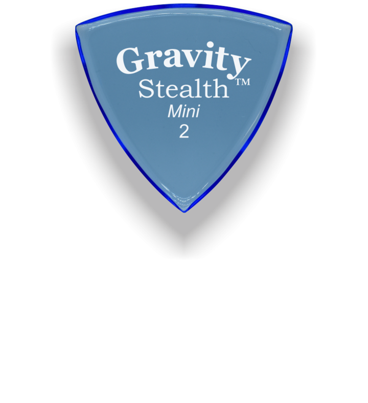 Gravity Picks Stealth Mini Jazz 2.0mm GSSM2P
