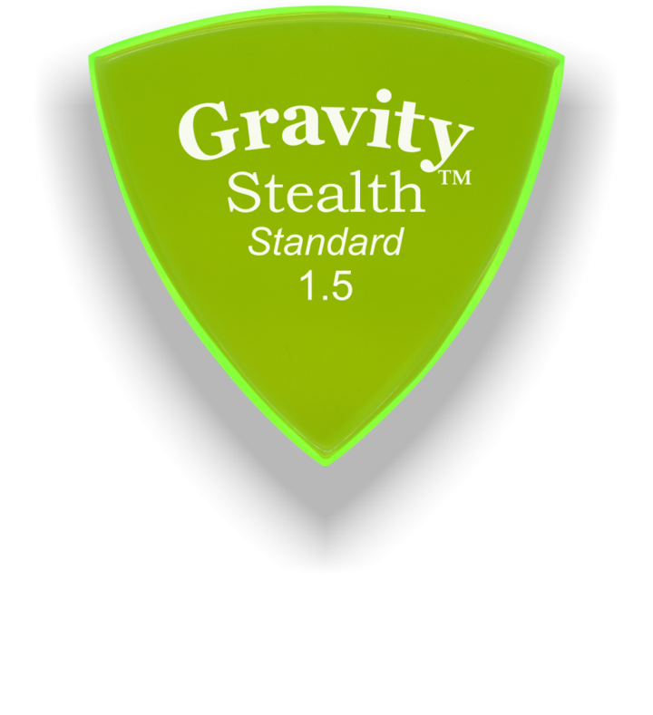 Gravity Picks Stealth Standard 1.5mm GSSS15P