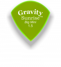 Gravity Picks Sunrise Big Mini 1.5mm GSUB15P