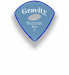 Gravity Picks Sunrise Mini Jazz 2.0mm Unpolished with Elipse Grip Hole GSUM2ME