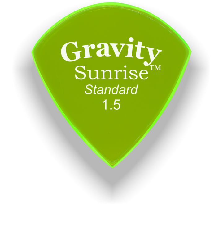 Gravity Picks Sunrise Standard 1.5mm GSUS15P