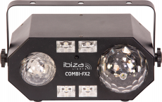 Ibiza Light 4in1 valo astro, waterwave, UV ja strobo ominaisuuksilla