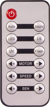 Ibiza Light Combi FX2 4in1 valo astro, waterwave, UV ja strobo ominaisuuksilla