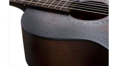 LaMancha Granito 33-N-MB klassinen kitara kannen yksityiskohta