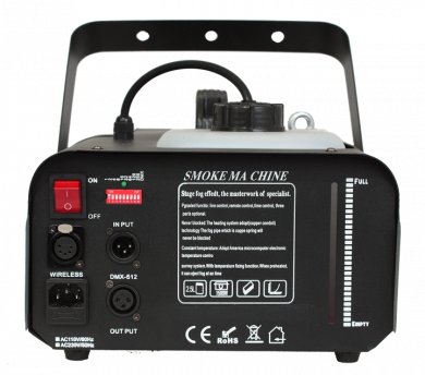 Ibiza Light LSM1500W savukone langaton kaukosäädin ja ajastin