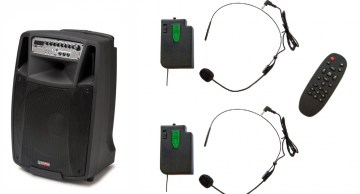 AudioDesignPRO M2 15WL ja 2 headset mikrofonia