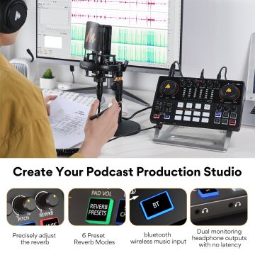 Maono AME2 & PD400X -podcast paketti