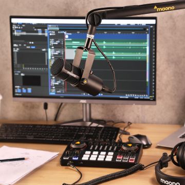 Maono PS22 & PD400X x2 -podcast paketti