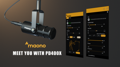 Maono PS22 & PD400X x2 -podcast paketti