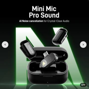 Maono T1 langaton puhelinmikrofoni USB-C liitännällä