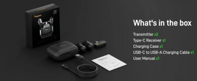 Maono T1 langaton puhelinmikrofoni USB-C liitännällä