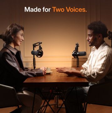 Maono PD200W langaton mikrofoni telineessä