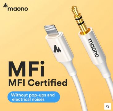 Maono LA01 Lightning - 3.5MM adapteri 