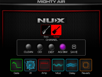 NUX Mighty Air kitara/bassovahvistin BT/stereo