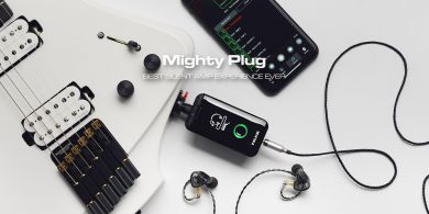 NUX  Mighty Plug MP-2 mallintava kuulokevahvistin kitaralle ja bassolle