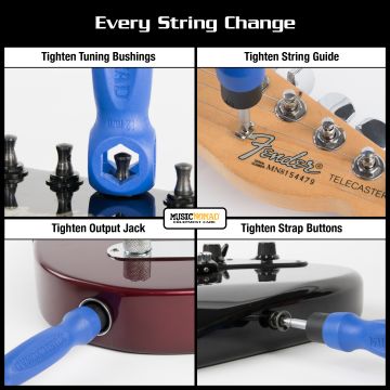 MusicNomad MN218 String Change Took Kit Työkalusetti Kieltenvaihtoon