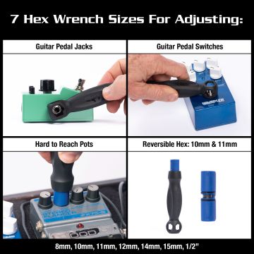 MusicNomad MN286 Pedal Care Kit for Guitar & Bass pedaalin puhdistussetti