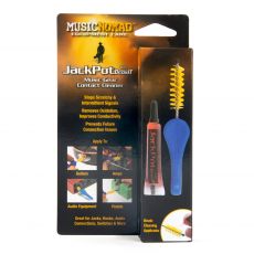 MusicNomad MN287 JackPot Music Gear Contact Cleaner with Deoxit® & Cleaning Brush puhdistussetti