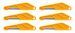 MusicNomad MN668 Diamond Coated Nut File set satulan timanttiviilasarja 0.010"-0.046"