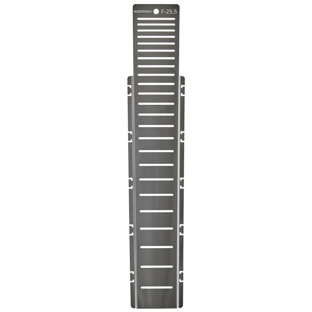 MusicNomad MN800 Fretboard Protector Guard otelautasuoja nauhojen puhdistukseen 25.5" otelautaiselle sähkökitaralle