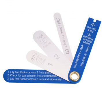 MusicNomad MN840 Precision Fret Gauge nauhamittasetti