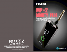 NUX  Mighty Plug MP-2 mallintava kuulokevahvistin kitaralle ja bassolle