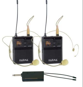 KARMA PALCO 16 langaton headset mikrofoni x2