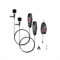 AudioDesingPro PMU501LV2 puhelimen kahden langattoman lavalier-mikrofonin setti