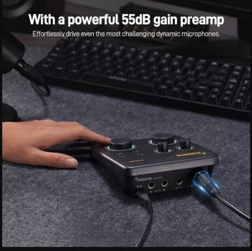 Maono PS-22Lite liitännät takaa